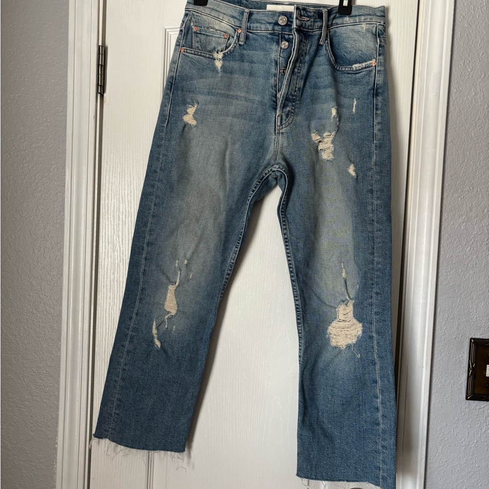 MOTHER the tom cat ankle jeans